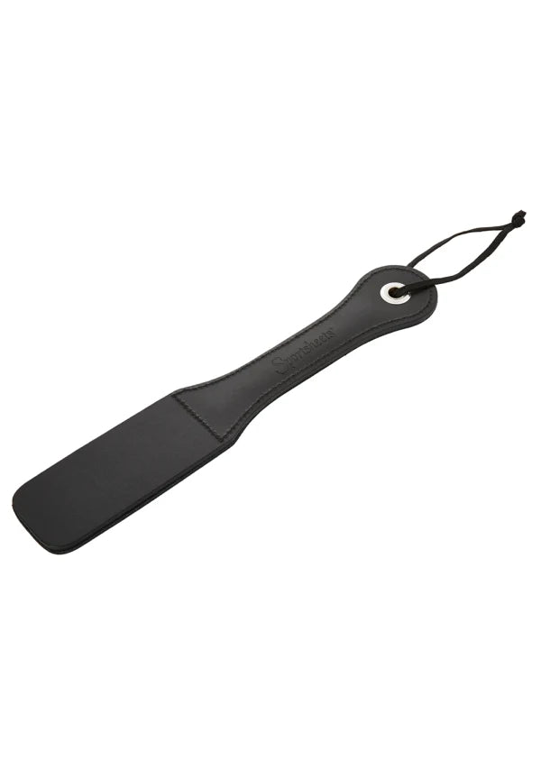 12 Inch Leather Impression Paddle - Slut